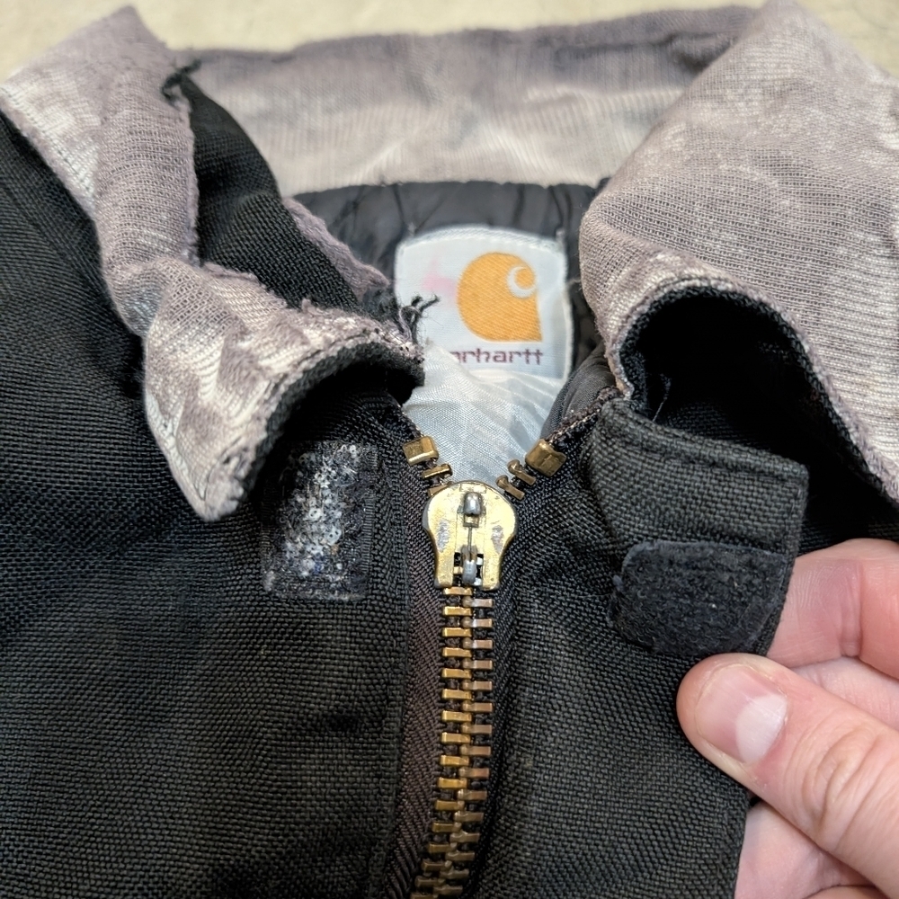 VTG Carhartt Quilt Lined Jacket Mens XL-2XL ? Faded Flaws - Picture 6 of 10